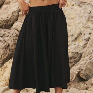 Free People Lowen Midi Skirt